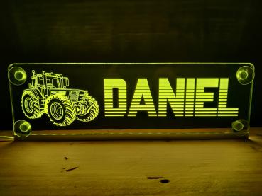 Fendt Favori 926 LED Fahrzeugschild mit Wunschname